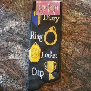 Harry Potter Socks Men or Women, sz 6-12 NWT